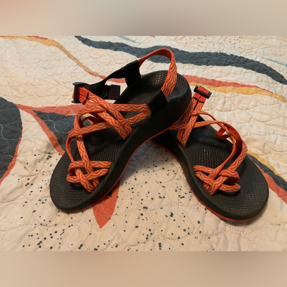 Orange Chaco sandals Size 7.5/8